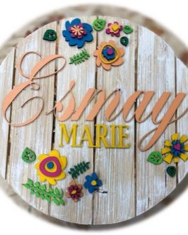 Name sign – wooden pallet style